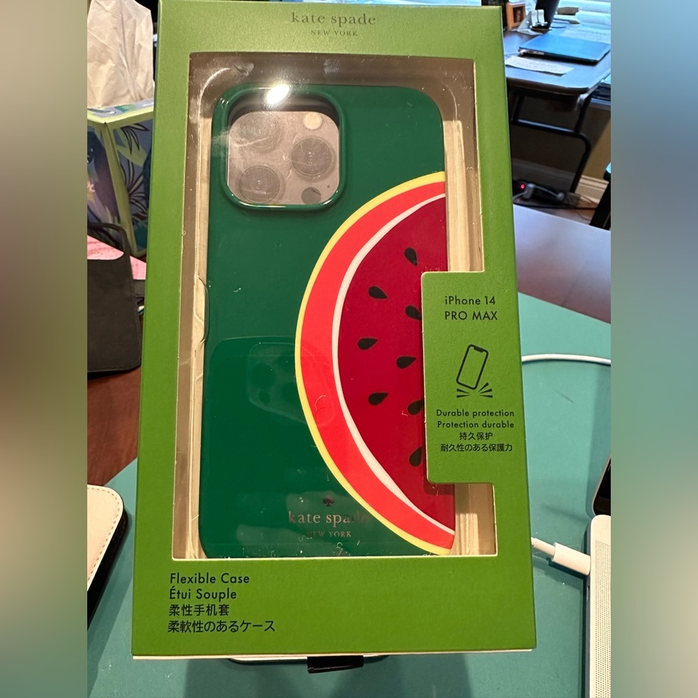 Kate Spade!  Cute summer watermelon IPhone 14 Promax phone case.